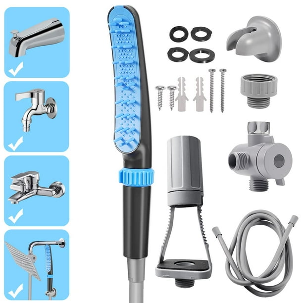 Pet Shower Attachment for Tub Spout, Dog Bathtub Shower Sprayer