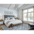 thumbnail image 2 of Lahome Washable Rug 6'x9' Farmhouse Indoor Entryway Rug Tribal Low-Pile Small Rug for Front Door, Print Distressed Room Carpet Non-Slip Throw Rug for Kitchen Bathroom Sink Entry,Dark Grey, 2 of 8