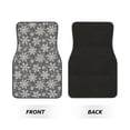 thumbnail image 2 of Disketp Sparkling Snowflakes for Crystal Velvet Car Mats Four-Piece Set,All-Season Automotive Protection, Vehicles, Cars, Trucks, and SUVs,Anti-Slip Design, 2 of 7