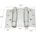 4inch Stainless Steel Hinge, 2Way Spring Automatic Opening and