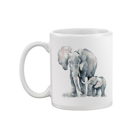 

Elephant Mother And Baby Mug - SPIdeals Designs