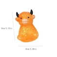thumbnail image 3 of Cute Highland Cow Stress Ball Big Horns Fidget Toy Slow Rising Silicone Sensory Fidget for Desk Office Stress Relief Orange Gift, 3 of 7