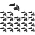 thumbnail image 2 of For 20 pcs 8mm hole push in expanding screw panel clips plastic rivet Black, 2 of 5
