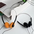 thumbnail image 4 of Auriculares retro supraaurales, auriculares con aros Vintage Feelings, auriculares ligeros retro, auriculares estéreo de alta fidelidad, auriculares Walkman, para la mayoría de los teléfonos móviles,, 4 of 5