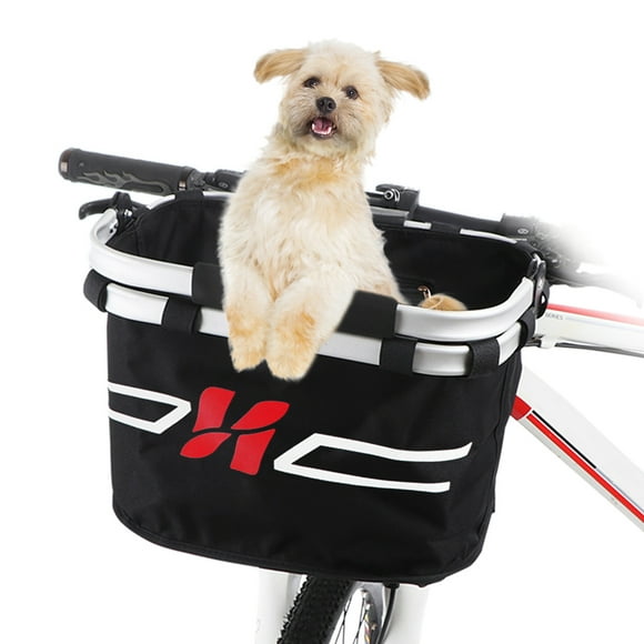 Riwcyla Front Basket Collapsible Bike Handlebar Basket Pet Cat Dog Carrier Bag Shopping Commuting , ideal for outdoor riding, mountain biking, road cycling, sports training & weekend adventures