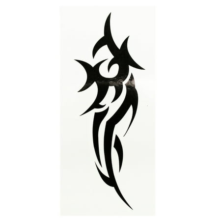 Tribal Tattoo Wings - Abstract Pursuing Creature Temporary Tribal Tattoo