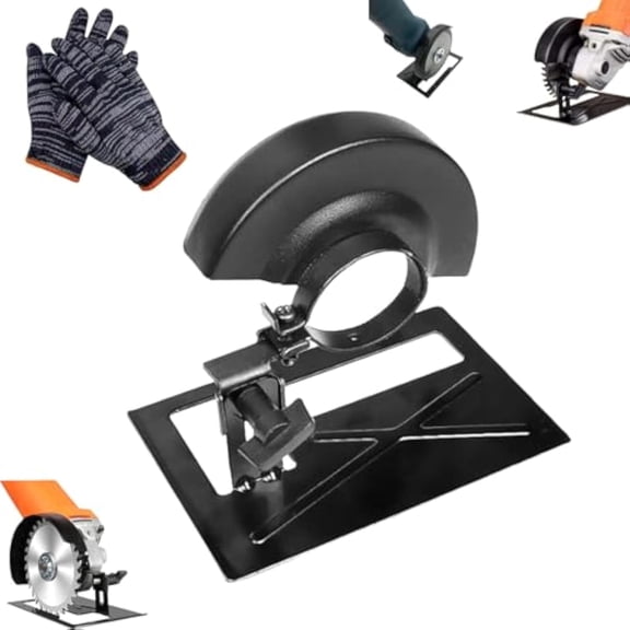 Cutting Stand Protective Cover Kit for Angle Grinder, Adjustable Cutting Protective Cover Kit, Cutting Stand and Protective Shield Tool, Compatible with Woodworking and Metalworking