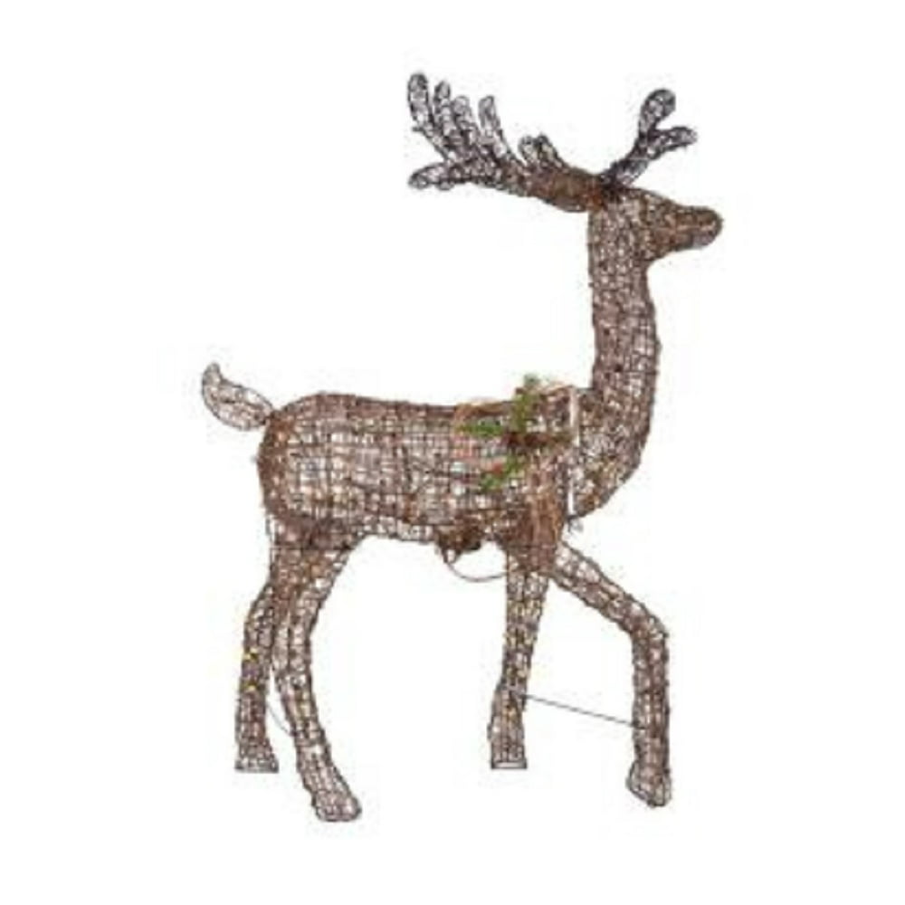 Home Accents Holiday 5 ft Animated LED Brown Deer 200 Warm White LED ...