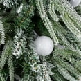 thumbnail image 5 of Christopher Knight Home 5FT Pre-Lit Snow Flocked Hinged Christmas Tree with LED Lights for Home Décor, 5 of 13