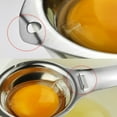 thumbnail image 3 of HomeLife Handheld Egg Divider Stainless Steel Yolk Separator Sieve Kitchen Cooking Tool, 3 of 9