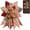 #C, variant on Large Patchwork Bow Sewing Kit, Farmhouse Fabric Folded Flower | Door Hanging Craft Set, Pre-Cut Fabric Strips, DIY Craft Supplies, Gift for Adults Front Door Wall Window Porch
