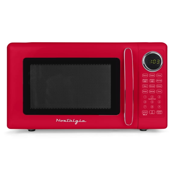 Microondas Nostalgia 20 L 700 W con pantalla LED roja