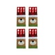 thumbnail image 4 of sweethay 4 piezas bolsa de vajilla de Navidad fiesta de Navidad atmósferas de vacaciones bolsa de cubiertos tela contenedor reutilizable accesorio de Kits de decoración para fiestas sweethay HA068288-00B, 4 of 6