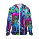 thumbnail image 1 of Balery Neon Free Play Sudadera ligera de manga larga con capucha y protección solar UPF 50+ para hombre y mujer, ideal para pesca y running-Small, 1 of 7