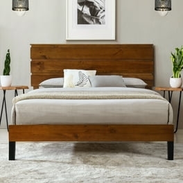 Bme Deluxe Bed Frame with Headboard - Rustic & Scandinavian Bme Deluxe Bed Frame with Headboard - Rustic & Scandinavian