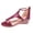 Wine, variant on OAVQHLG3B Womens Sandals Summer Womens Open Toe Platform Casual Shoes Solid Color Zipper Wedges Sandals