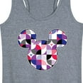 thumbnail image 3 of Mickey & Friends - Mickey Head Solid Geo - Women's Racerback Tank Top, 3 of 5