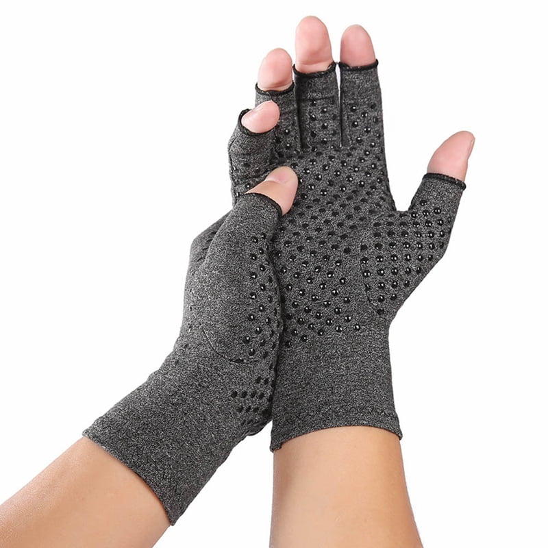 AkoaDa Unisex Copper Compression Gloves Carpal Tunnel Arthritis Joint