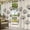 Beige, variant on Outdoor Curtains for Patio Waterproof, Spring Dandelion Outdoor Privacy Panels Grommet, Modern Country Flower Black White Blackout Outside Curtains for Porch/Cabana/Pergola/Gazebo 54"x108", 2 Panels