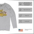 thumbnail image 6 of Proud Army Mom Women's Long Sleeve T-shirt US Military Family Pride Veteran Patriotic Armed Forces Mother's Day Licensed, 6 of 7