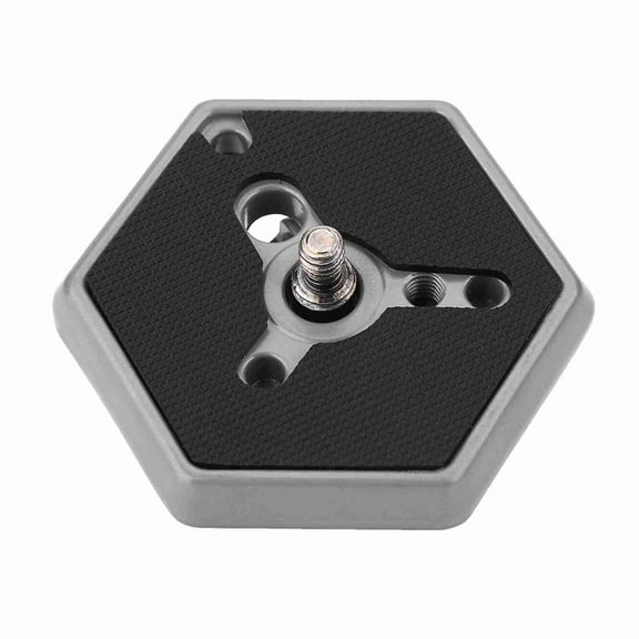 Quick Release Plate, 1/4in Screw Sturdy Easy Install Professional Accessory Plate Adapter for Manfrotto 030 14 RC0