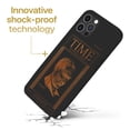 thumbnail image 3 of Case Yard Wooden Case for iPhone-11-Pro Soft TPU Silicone cover Slim Fit Shockproof Wood Protective Phone Cover for Girls Boys Men and Women Supports Wireless Charging Time Magazine Design, 3 of 7