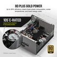 thumbnail image 3 of Corsair RMX Series (2021), RM650x, 650 Watt, Gold, Fully Modular Power Supply, 3 of 4