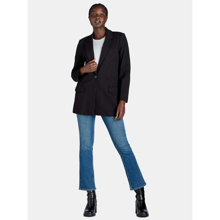 Ladies ponte knit jackets sale