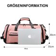 thumbnail image 2 of Bolsa de deporte con compartimento para zapatos y compartimento para artículos húmedos y secos, bolsa de natación, bolsa de viaje----Azul, 2 of 4