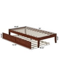 thumbnail image 5 of Colorado Twin Bed with USB Turbo Charger and Twin Trundle in Walnut, 5 of 6