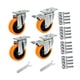 thumbnail image 4 of 4 ruedas giratorias industriales de 3,94 pulgadas que protegen pisos de madera Estilo C, 4 of 9