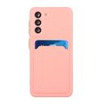 thumbnail image 2 of for Samsung Galaxy A14 5G Case with Credit Card Holder Slot TPU Soft Silicone Scratch-Resistant Slim Wallet Case Protective Cover for Samsung Galaxy A14 5G 6.6 inch,Pink, 2 of 5