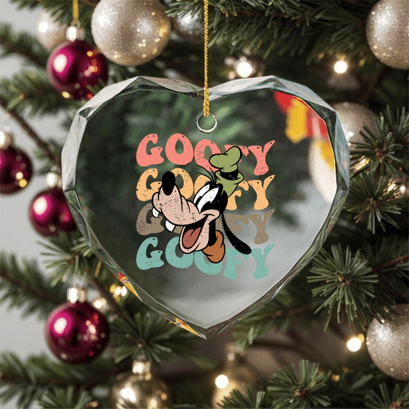 Juxt Goofy, Glass Ornament