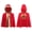 Or Rouge, variante sur dPois Garçons Enfants Robe de Boxe Ouverte à l'Avant Bordure Métallique Boxeur Cape à Capuche Cape Bleu Argent 14