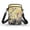 Hummingbirds and Lilies, variant on HELLHERO Dachshunds Beach Party Crossbody Sling Bag with Double-layer Small Crossbody Purse Stylish Polyester
