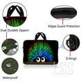 thumbnail image 2 of LSS 17 inch Laptop Sleeve Bag Carrying Case Pouch with Handle for 17.4" 17.3" 17" 16" Apple MacBook, Acer, Asus, Dell, Hedgehog, 2 of 3
