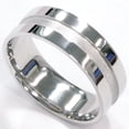 thumbnail image 3 of Pompeii Grooved Wedding Band 14K White Gold (,), 3 of 3