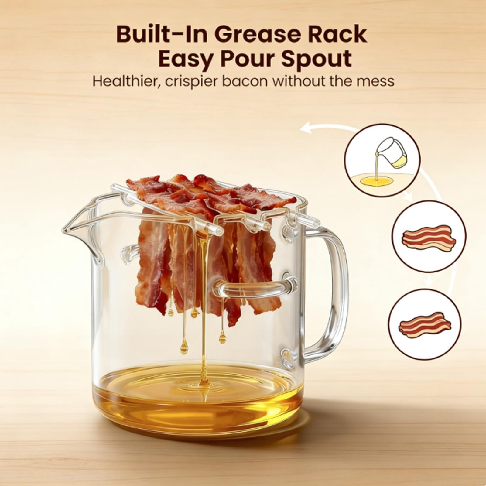 Baking Trays Cookie Trays Nonstick Baking Trays Baking Sheet Trays Multi functional bacon baking tray Glass