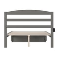 thumbnail image 5 of Full Bed with Drawer - Coastal Cottage Style Grey Bedroom Furniture, 5 of 7