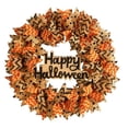 thumbnail image 1 of Nearly Natural W1194 30 in. Halloween Burlap Ribbon Wreath, 1 of 4