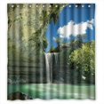 thumbnail image 1 of ABPHQTO Cortina de Ducha Cascada Cortina de Ducha Impermeable 160x180 cm, 1 of 2