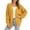 MEICHANG-ZQR1-Yellow, variant on Meichang Oversized Cardigan Sweaters for Women Open Front Long Sleeve Chunky Cardigan Knit Sweater Fall Winter Soft Button Down Cardigans Yellow XXXL