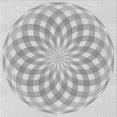thumbnail image 1 of Ahgly Company Machine Washable Indoor Square Transitional Gunmetal Gray Area Rugs, 7' Square, 1 of 7