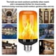 thumbnail image 3 of LED Flame Effect Light Bulb E27,Decorative Flickering Realistic Fire Lights Bulb,Festival Decoration Lamp,Black-B, 3 of 4
