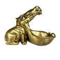 thumbnail image 1 of Jierger Statue de Rangement en Résine Hippopotame à Grande Bouche, Plat à Bonbons Amusant et Bol de Clés d'Entrée, Figurine Artistique de Table, Contenant Multifonction pour Bricoles pour Décoration d'Entrée de Maison Salon Bureau, 1 of 7