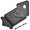 Black, variant on Mandolin Cable Pull Board Tailpiece Steel Replacement Accessory for Musical Instruments, Black, 1 Pack