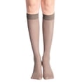 thumbnail image 1 of Dinheiro Calcetines Altos Elásticos hasta La Rodilla,Calcetines Hasta La Rodilla Transpirables,Pantimedias Hasta La Rodilla con Puntera Reforzada - Medias para MujerGris Empresarial, 1 of 5