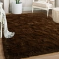 thumbnail image 7 of Lochas Fluffy Soft Shag Carpet Rug for Living Room Bedroom Big Area Rugs Floor Mat, 3'x5', Coffee, 7 of 7