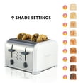 thumbnail image 5 of Kenmore 4-Slice White Stainless Steel Toaster, Dual Controls, Wide Slot, 5 of 8