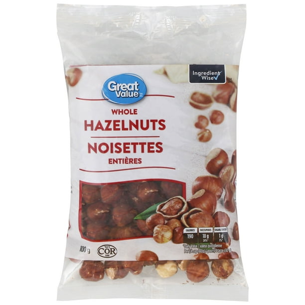 Great Value Whole Hazelnuts, 100 g